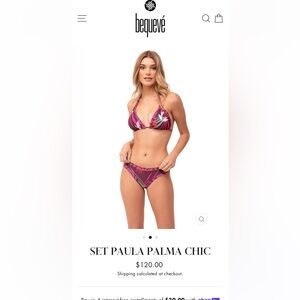 Woman’s size medium Bequeve bikini